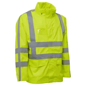 ELKA Rainwear 086005R Visible Xtreme Hi-Vis Waterproof Rain Jacket (Yellow)