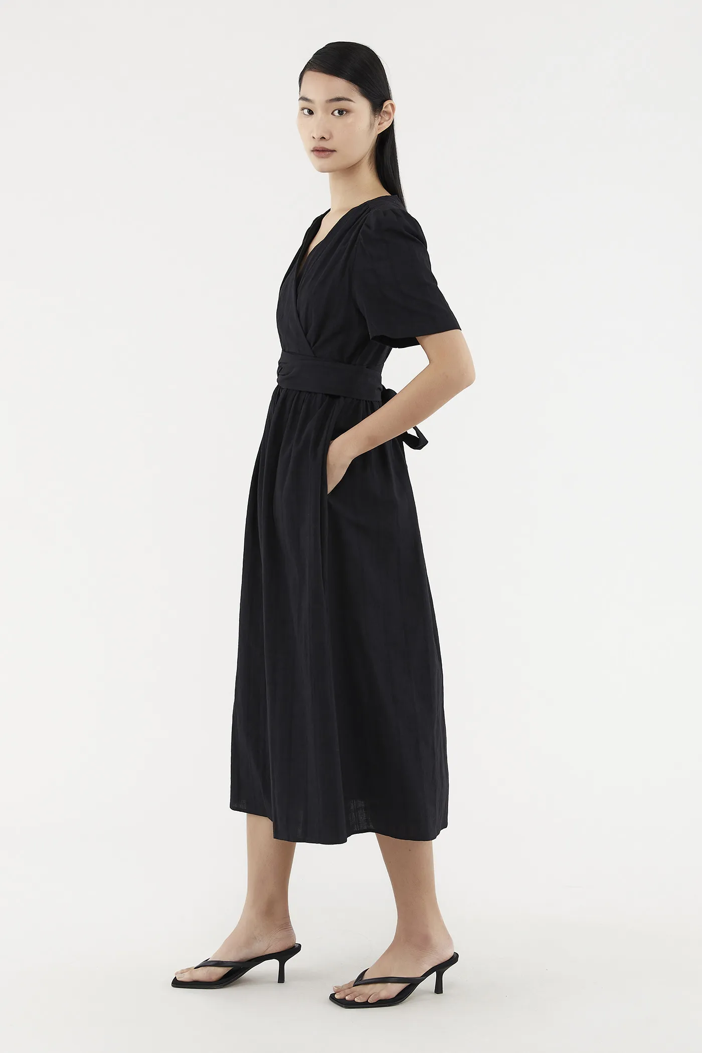 Esmae Front-wrap Dress