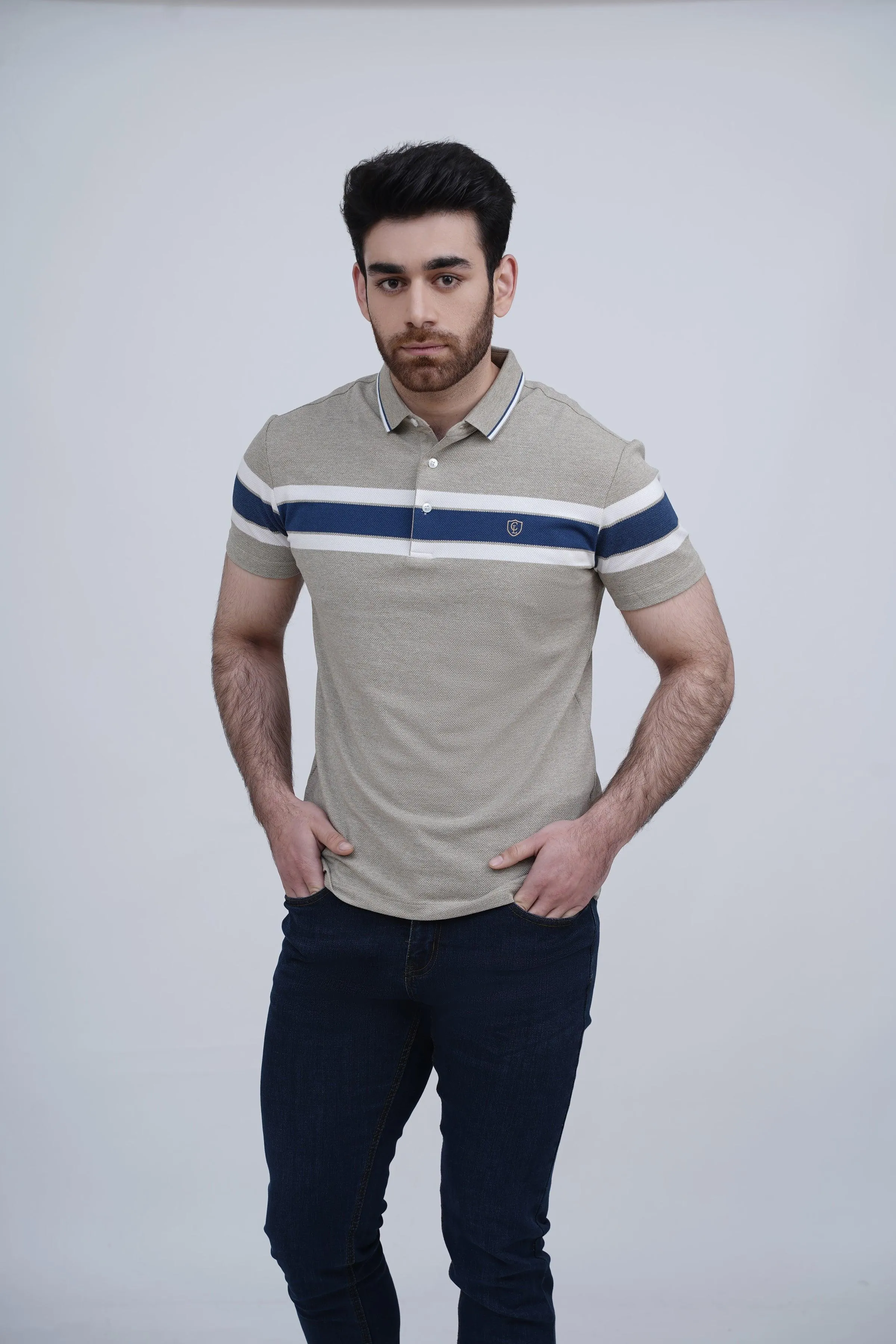 EXECUTIVE POLO LIGHT BROWN