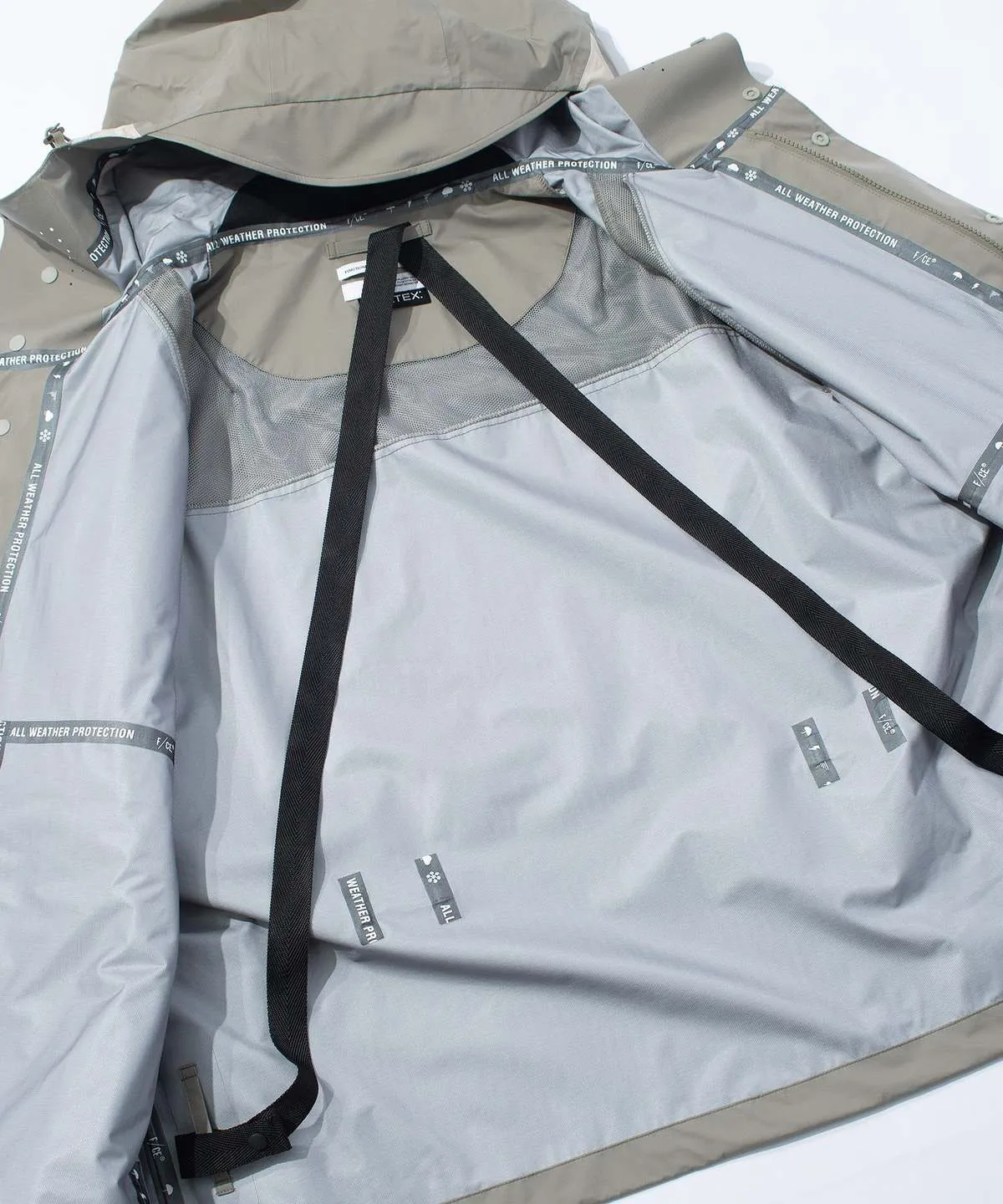 F/ce. Pertex Waterproof Technical Mountain Jacket - Sage Green