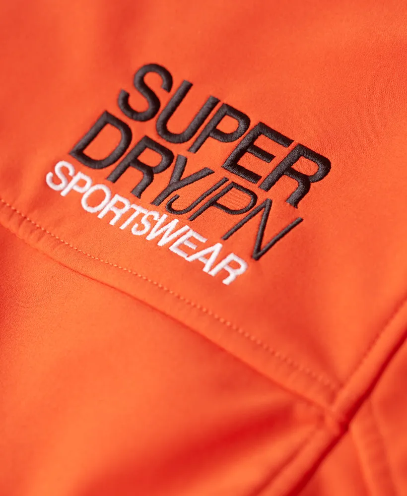 Fleece Lined Softshell Hooded Jacket | Bold Orange