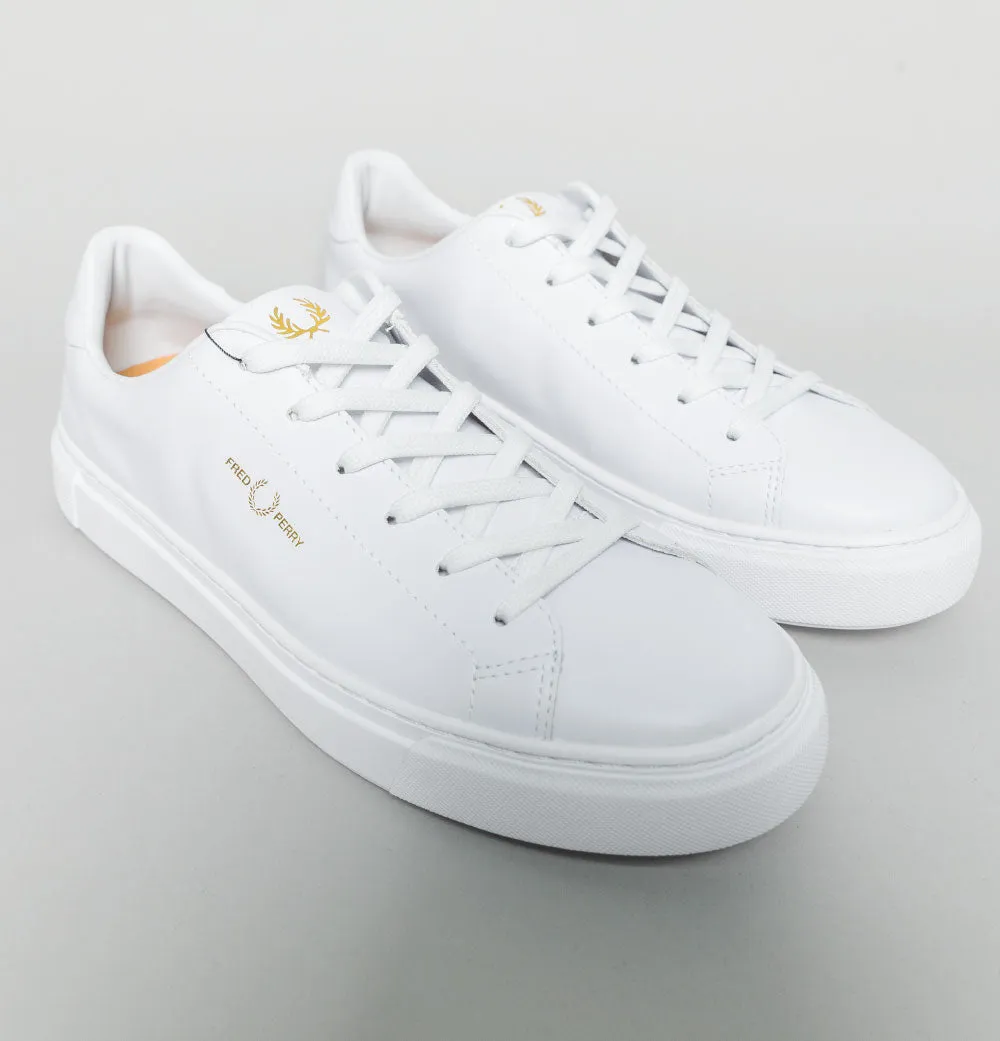 Fred Perry B71 Leather Trainers White