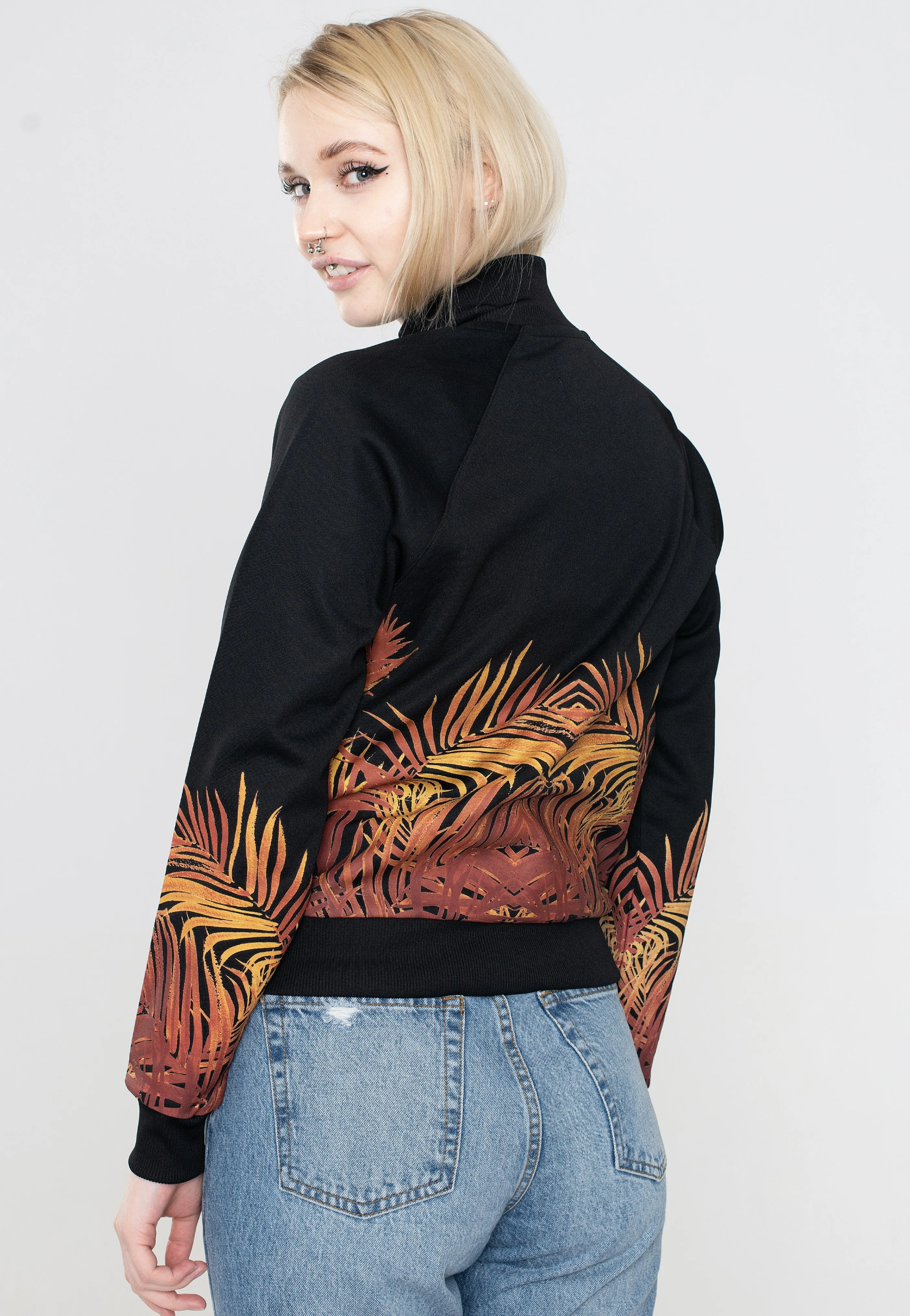 Fred Perry x Amy Winehouse - Palm Print Track Black - Track Jacket