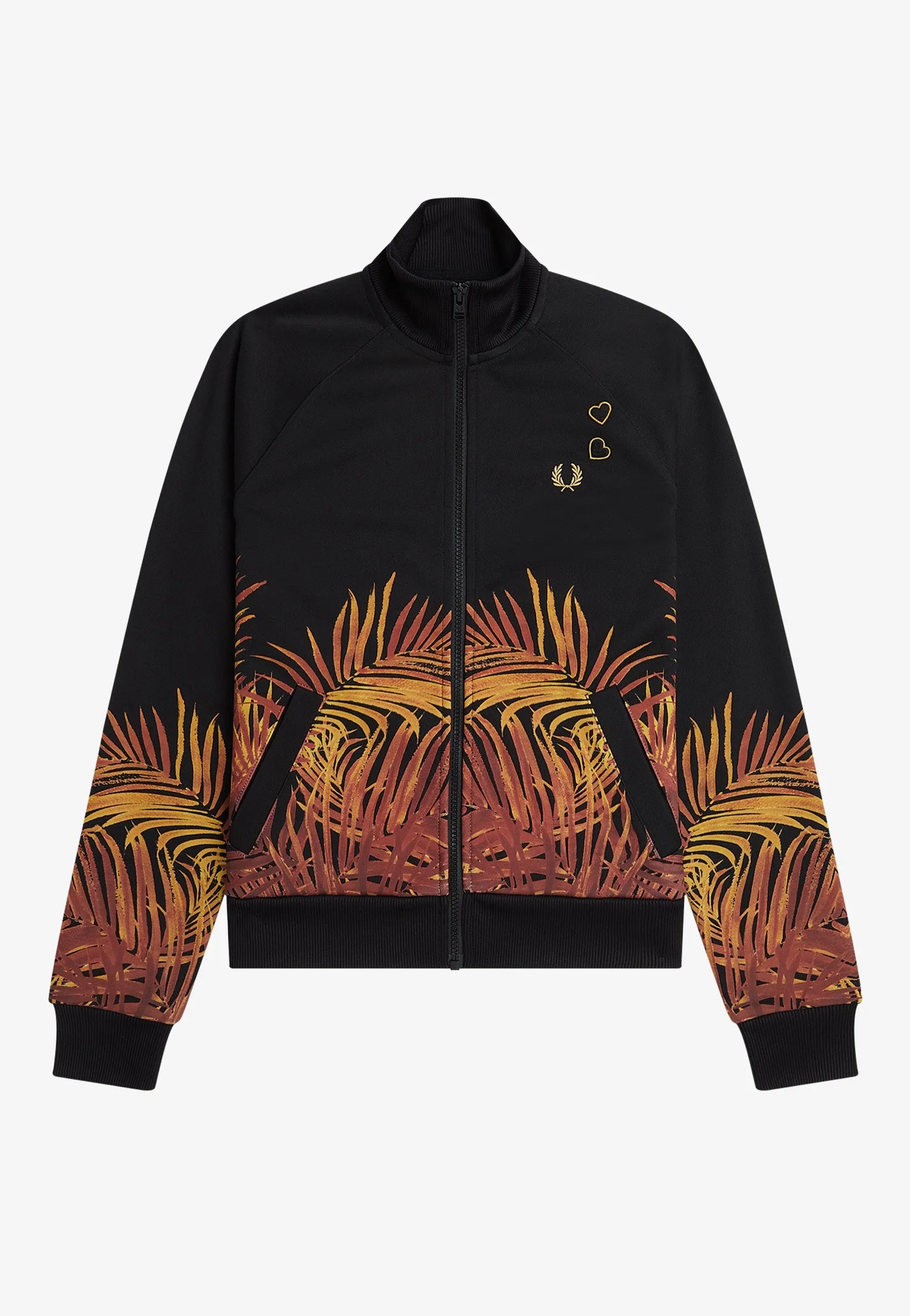 Fred Perry x Amy Winehouse - Palm Print Track Black - Track Jacket