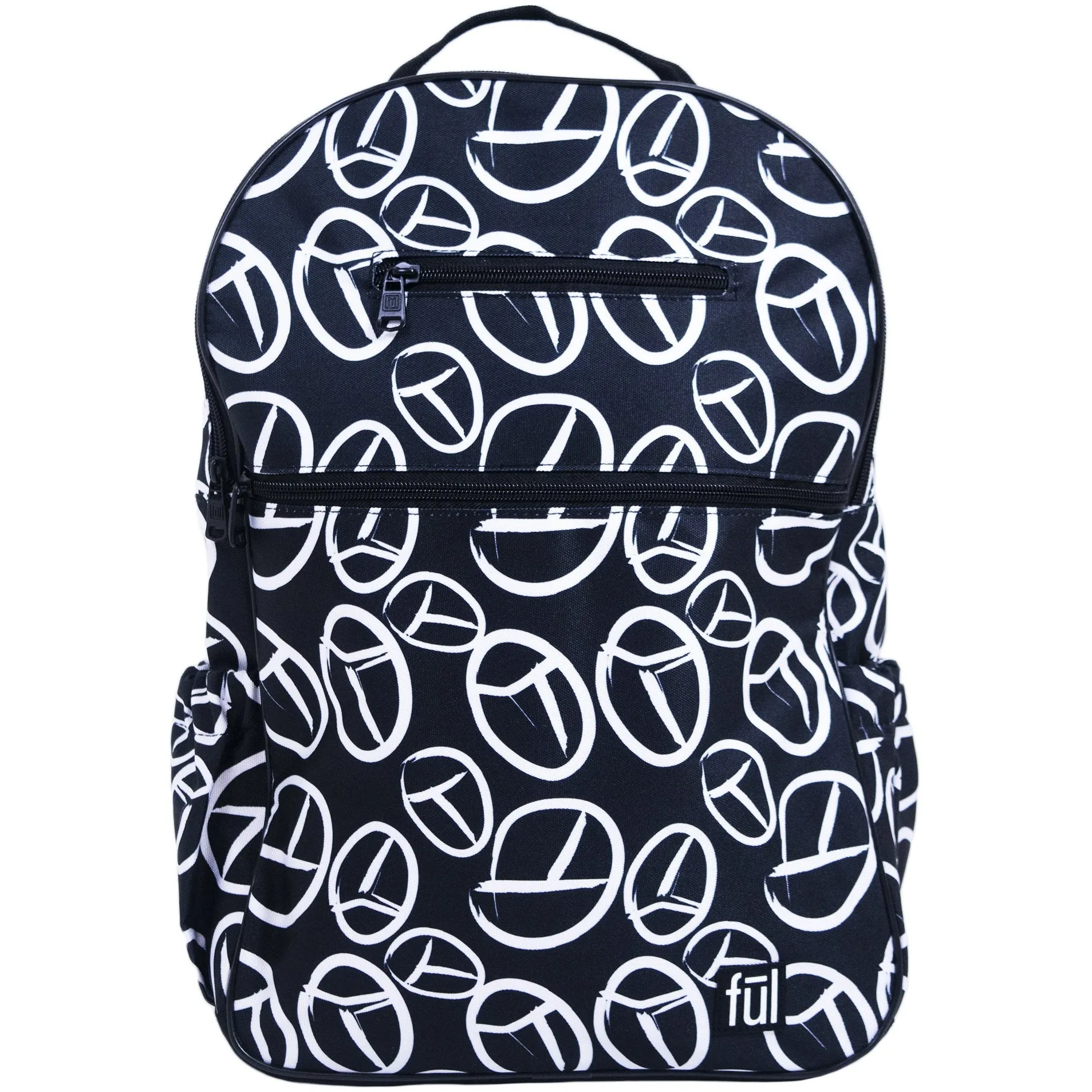 FUL Accra Backpack - Peace Sign Print