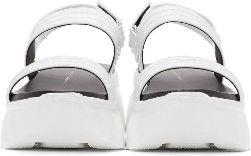 Giuseppe Zanotti White Apocalypse Summer Sandals