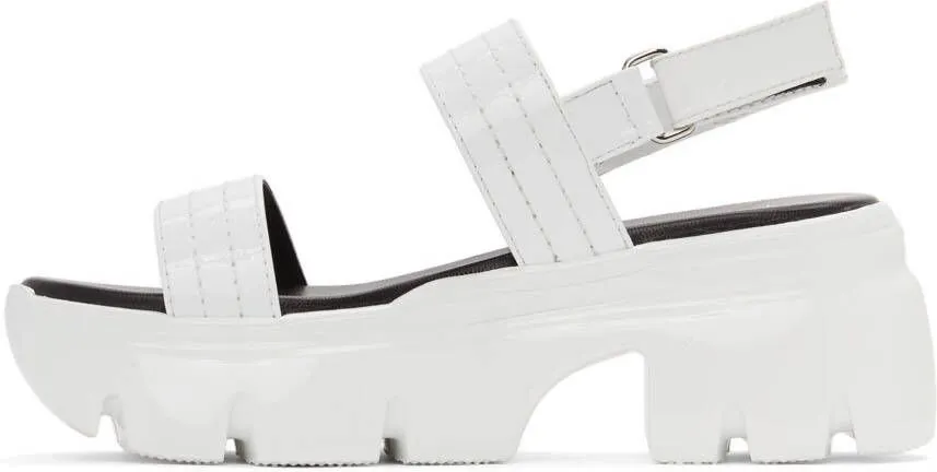 Giuseppe Zanotti White Apocalypse Summer Sandals