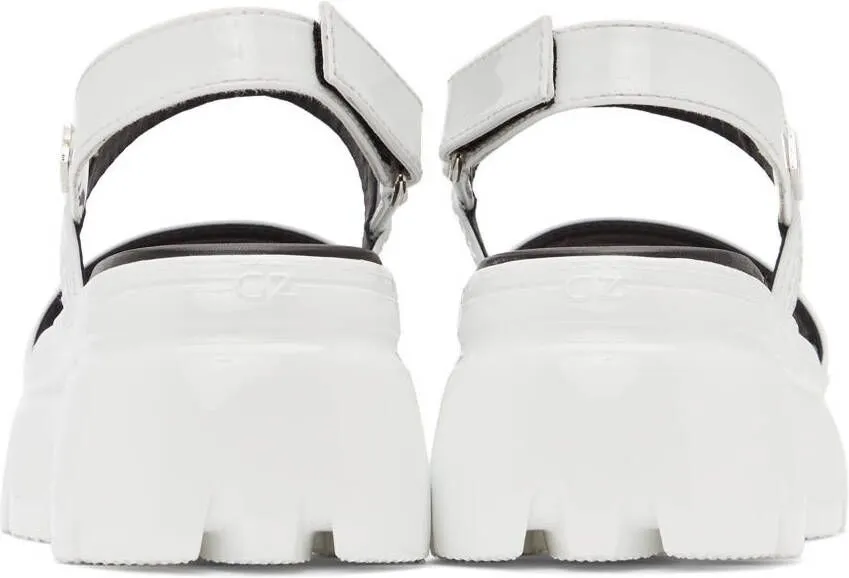 Giuseppe Zanotti White Apocalypse Summer Sandals