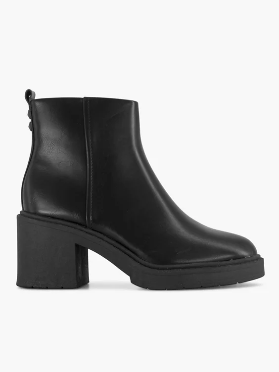 Graceland  Black Platform Ankle Boot