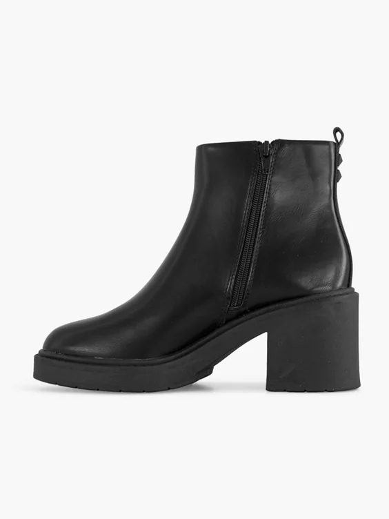 Graceland  Black Platform Ankle Boot