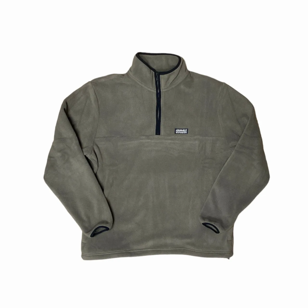 Gramicci Mock Neck Grey Fleece Pullover