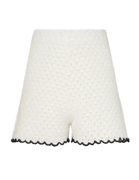 --Halliday Scallop Shorts-