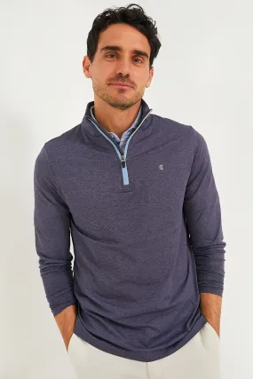 Heathered Navy Featherweight Performance Pullover