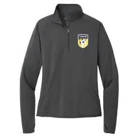 Hermantown Soccer Ladies Sport-Wick Stretch 1/4-Zip Pullover