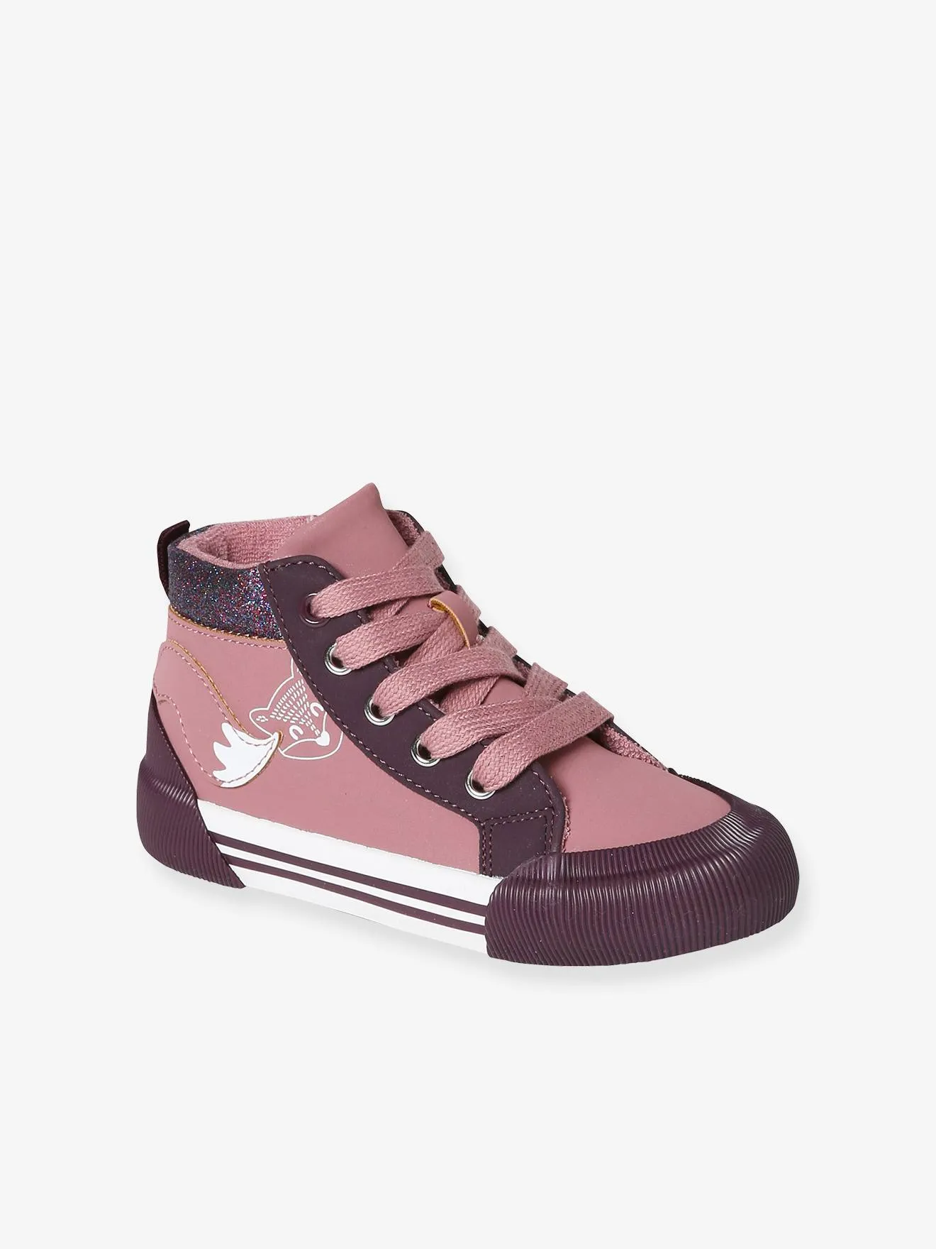 High-Top Trainers for Girls, Designed for Autonomy - rose