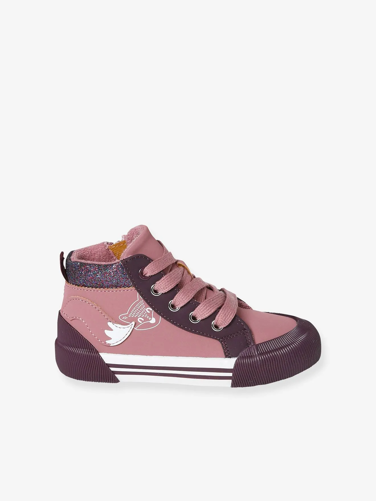 High-Top Trainers for Girls, Designed for Autonomy - rose