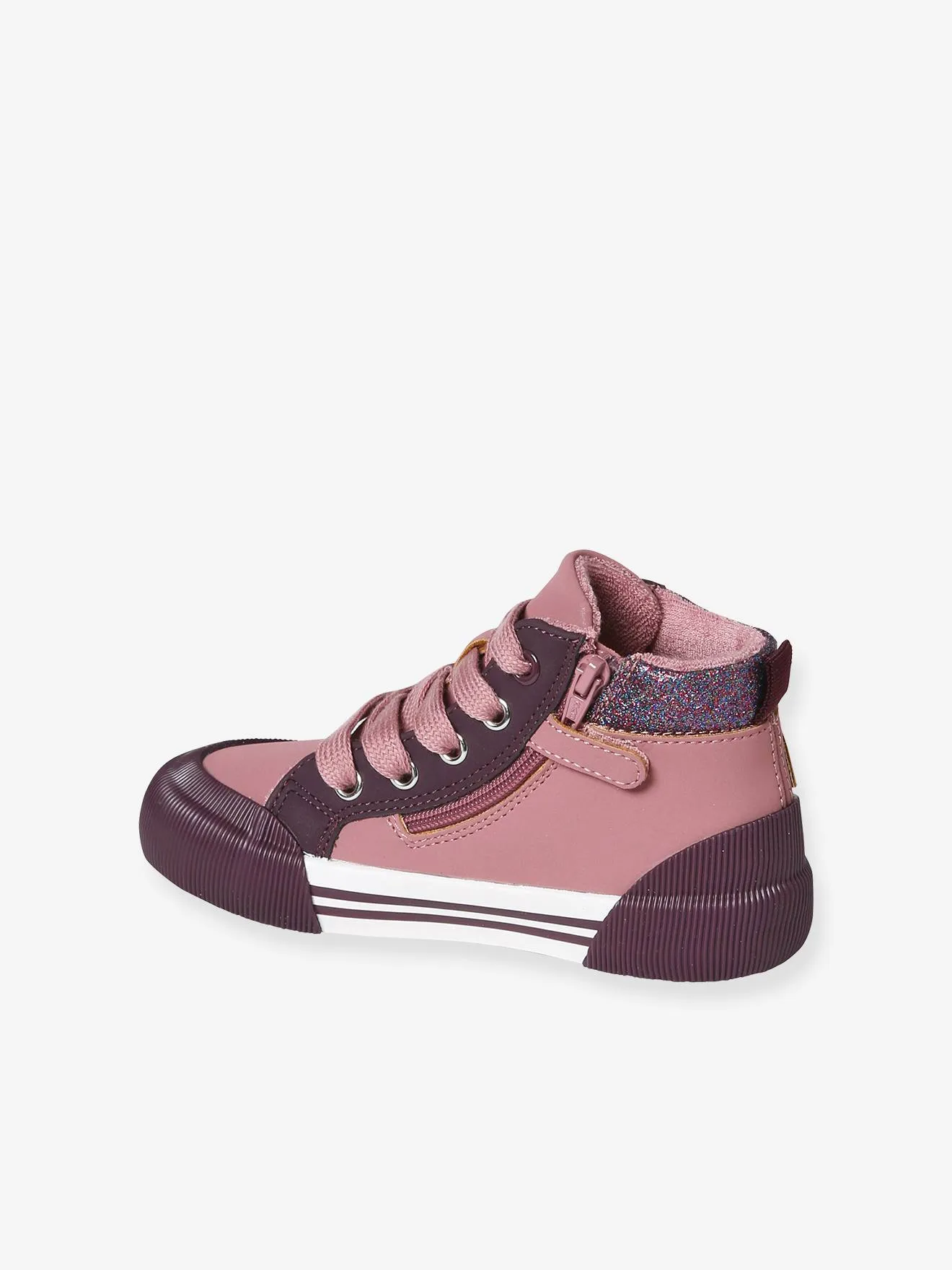 High-Top Trainers for Girls, Designed for Autonomy - rose