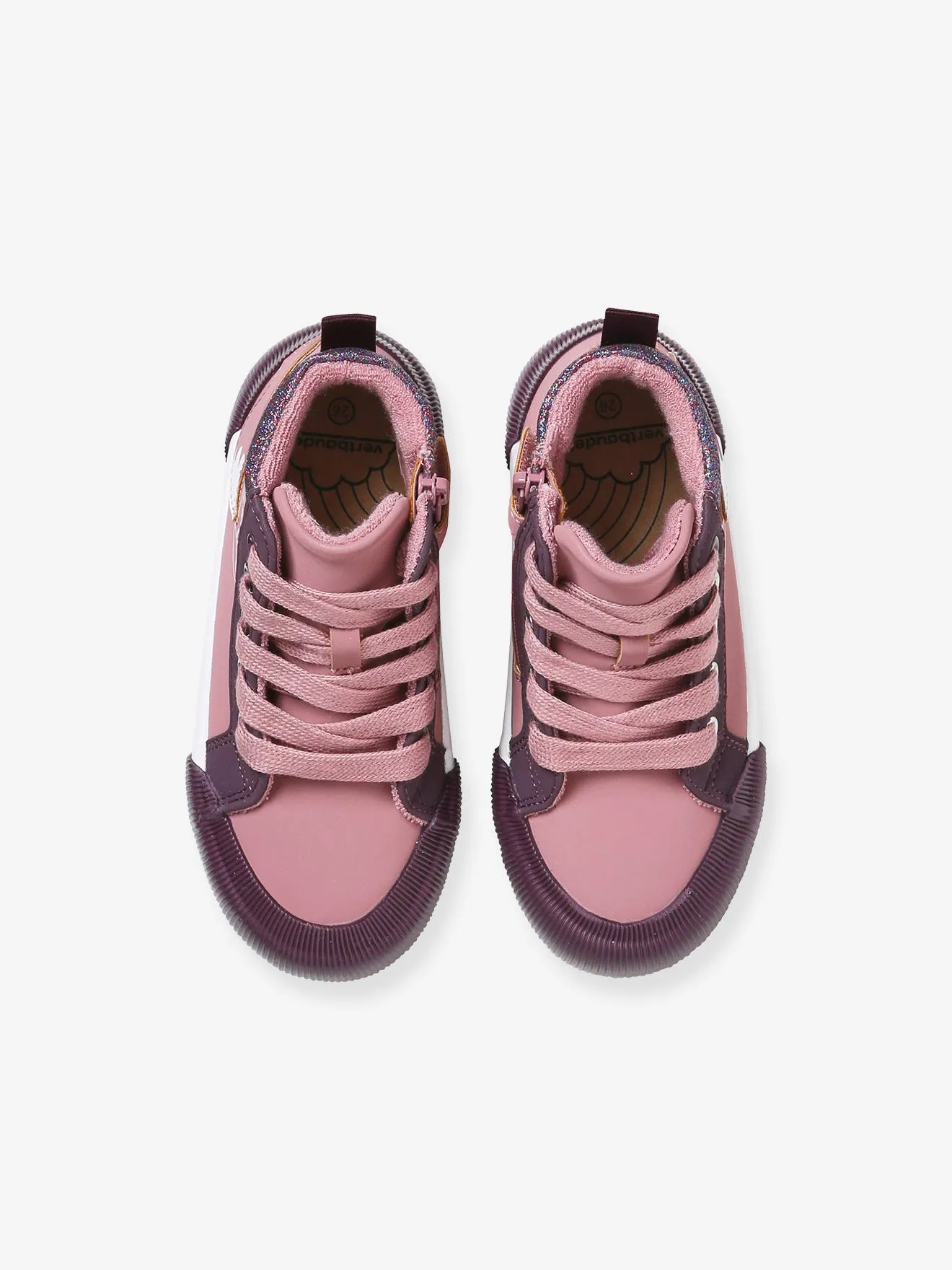 High-Top Trainers for Girls, Designed for Autonomy - rose