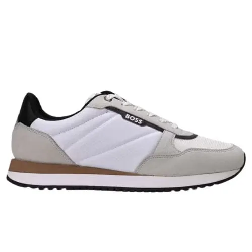 Hugo Boss Kai Runn Mens Trainers | White - 4063539982076