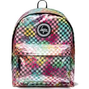 Hype 18L Backpack - Rainbow Check Crest