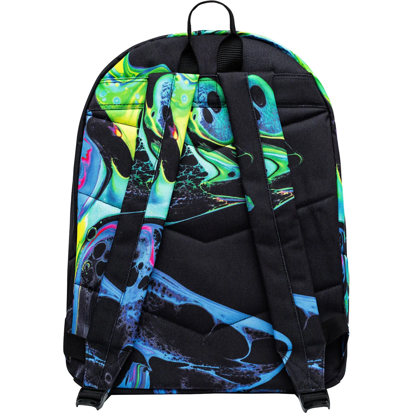 Hype Marble Ink Mini Crest Backpack - Black