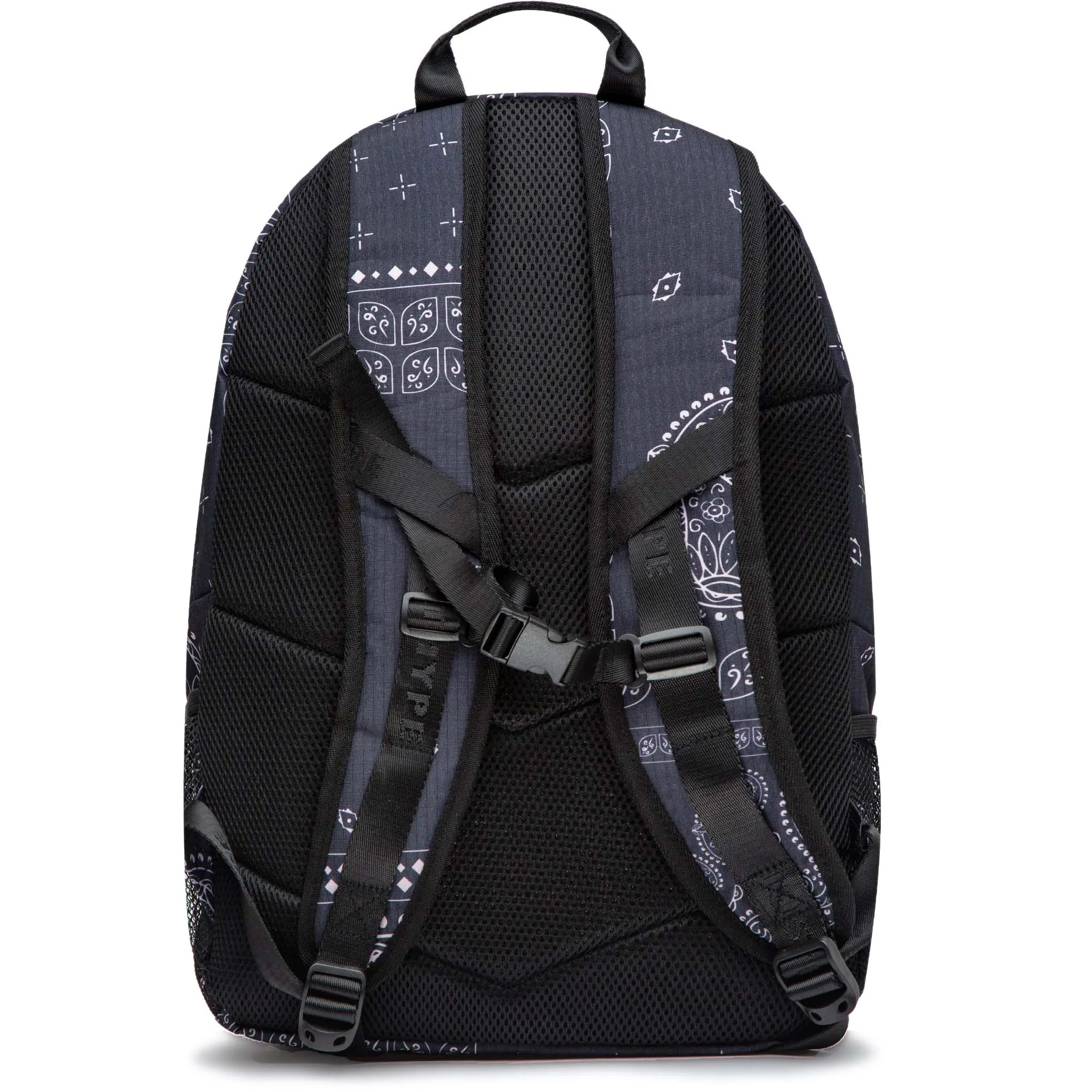 Hype Military Patch Maxi Backpack - Black Paisley Palm