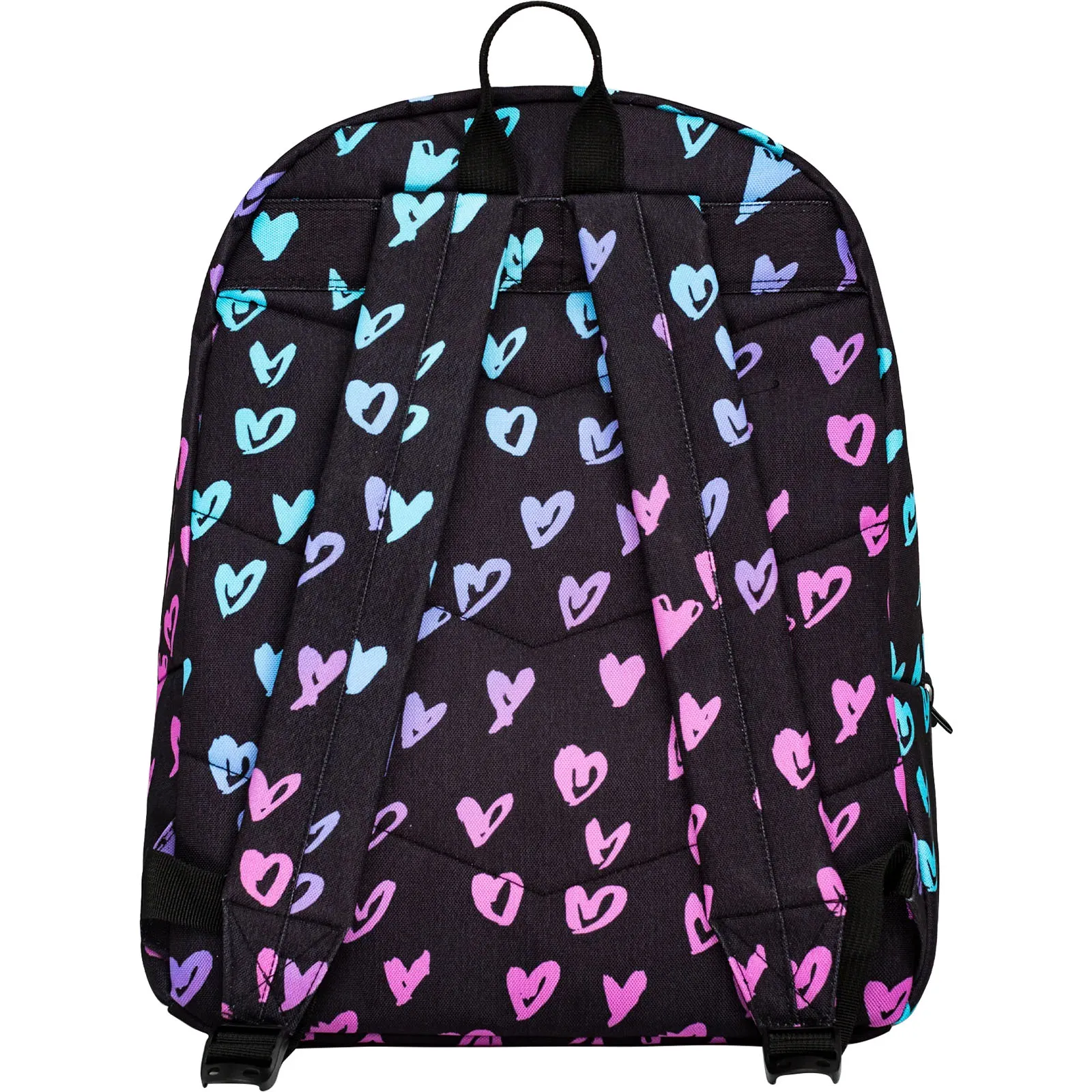 Hype Scribble Heart Crest Backpack - Pink