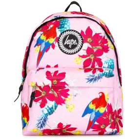 Hype Tropic Parrot 18L Backpack - Pink