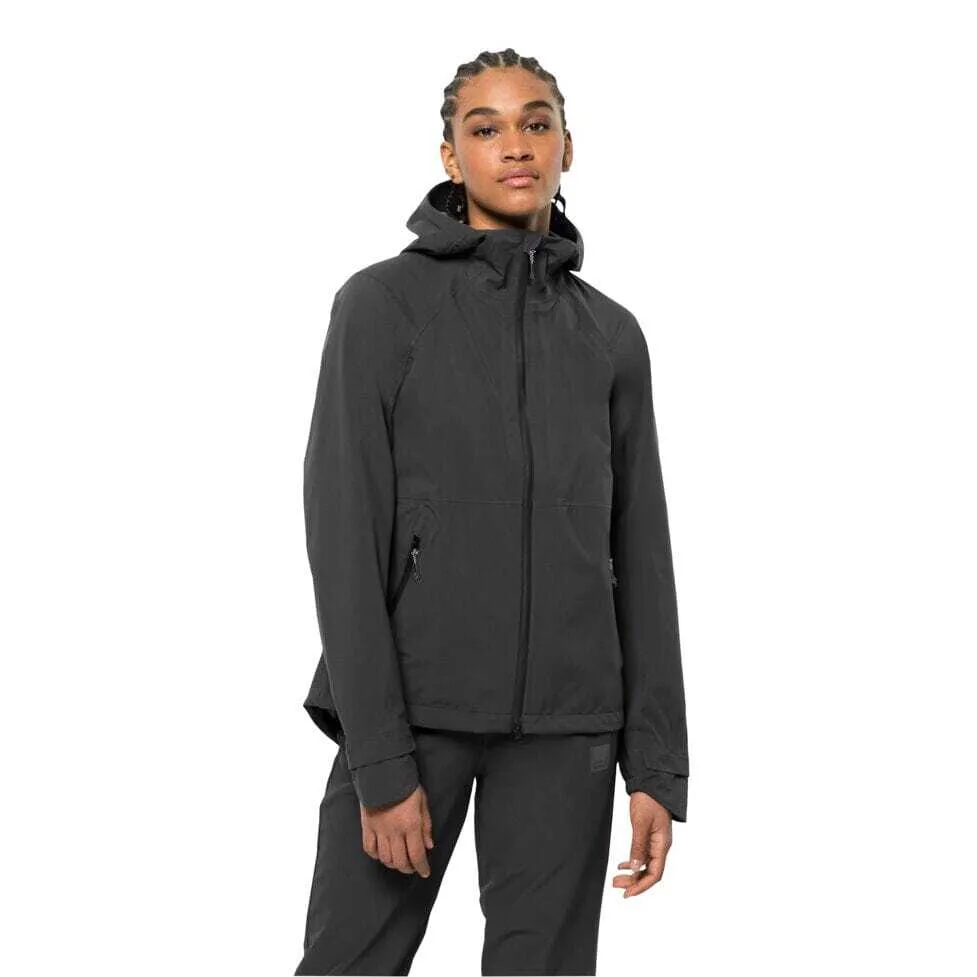 Jack Wolfskin Women's Bike Commute Mono Jacket, Phantom / XS