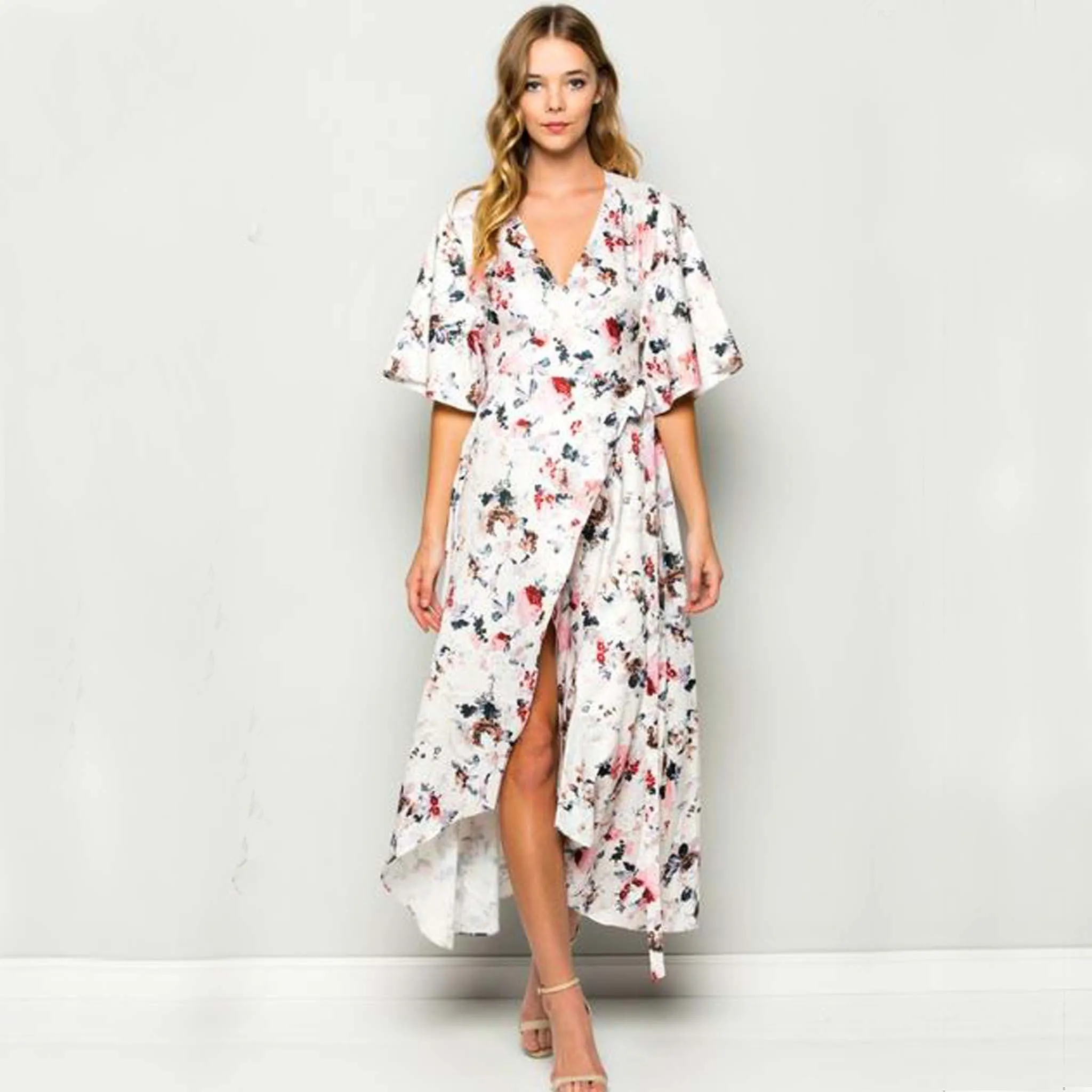 Jardine Wrap Maxi Dress