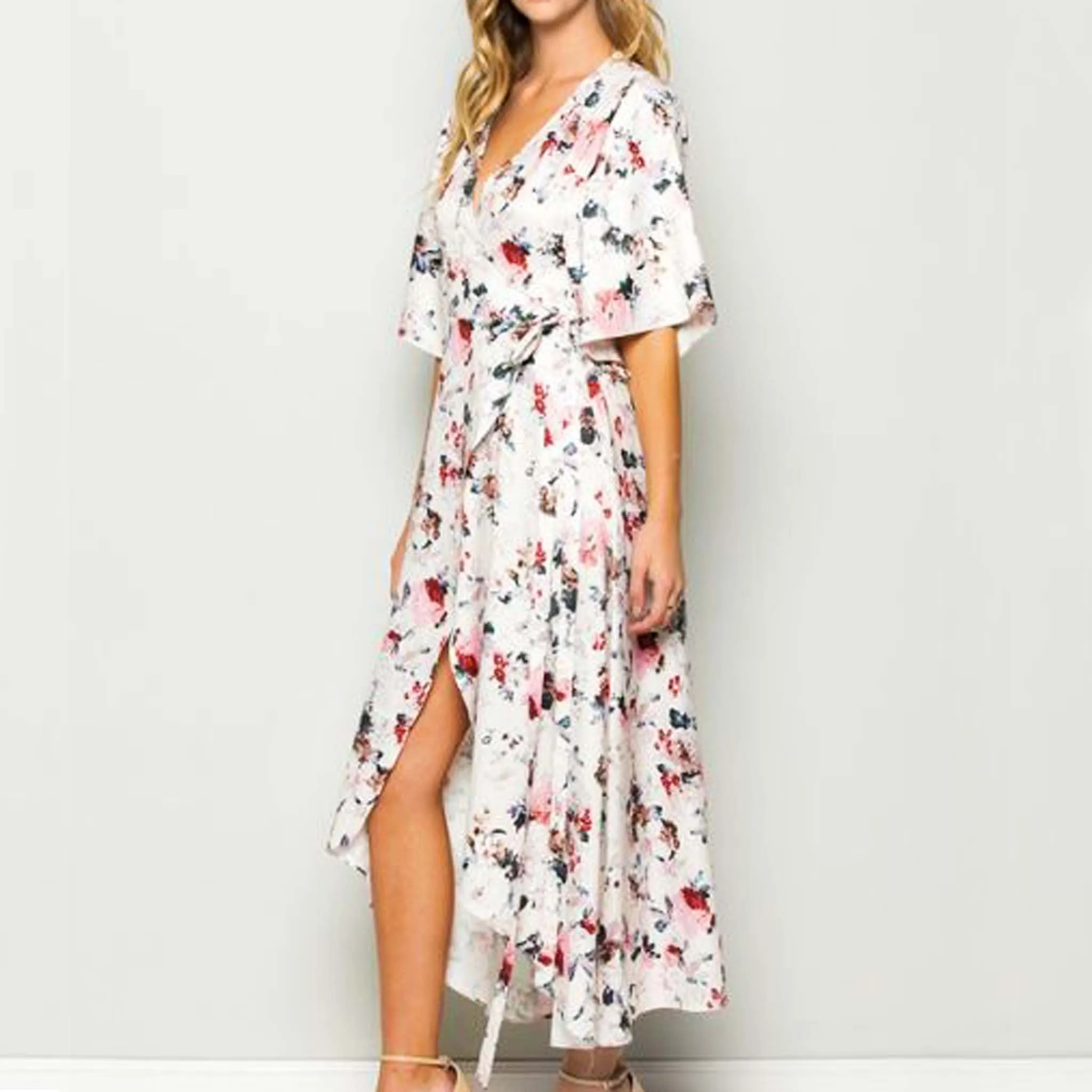 Jardine Wrap Maxi Dress