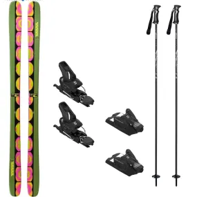 K2 Omen 90 Mens Skis 2025 with Salomon Stage GW 10 Ski Bindings  Ski Package