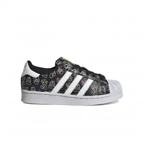 Kids' adidas Originals Superstar x James Jarvis (Core Black/Cloud White/Crew Yellow)