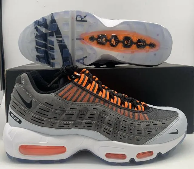 Kim jones x nike air max 95 black total orange