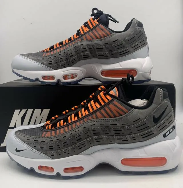 Kim jones x nike air max 95 black total orange