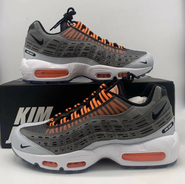 Kim jones x nike air max 95 black total orange