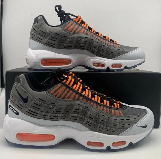 Kim jones x nike air max 95 black total orange