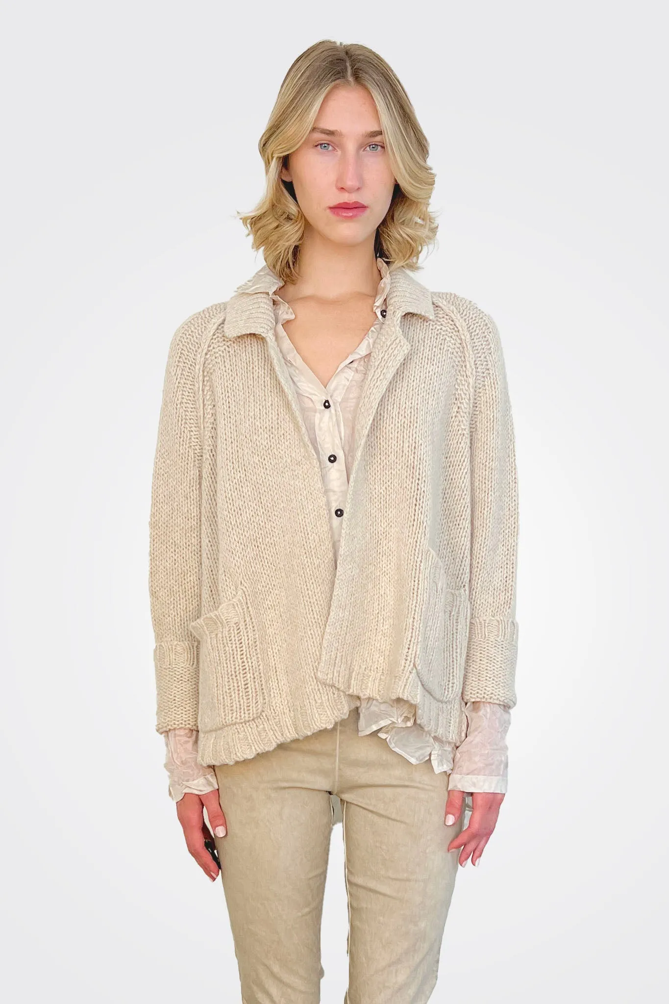 Knit Jacket - Bone