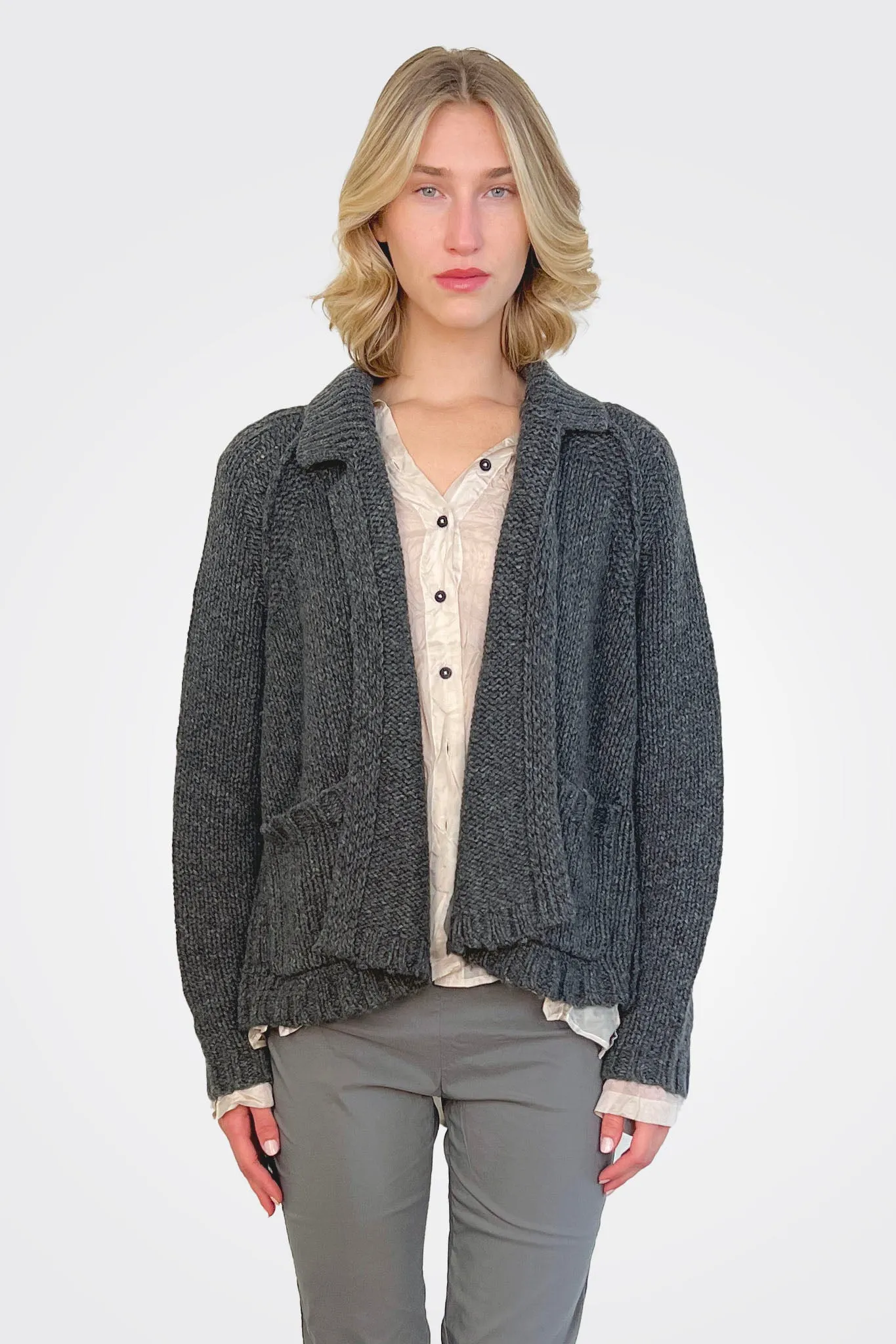 Knit Jacket - Slate