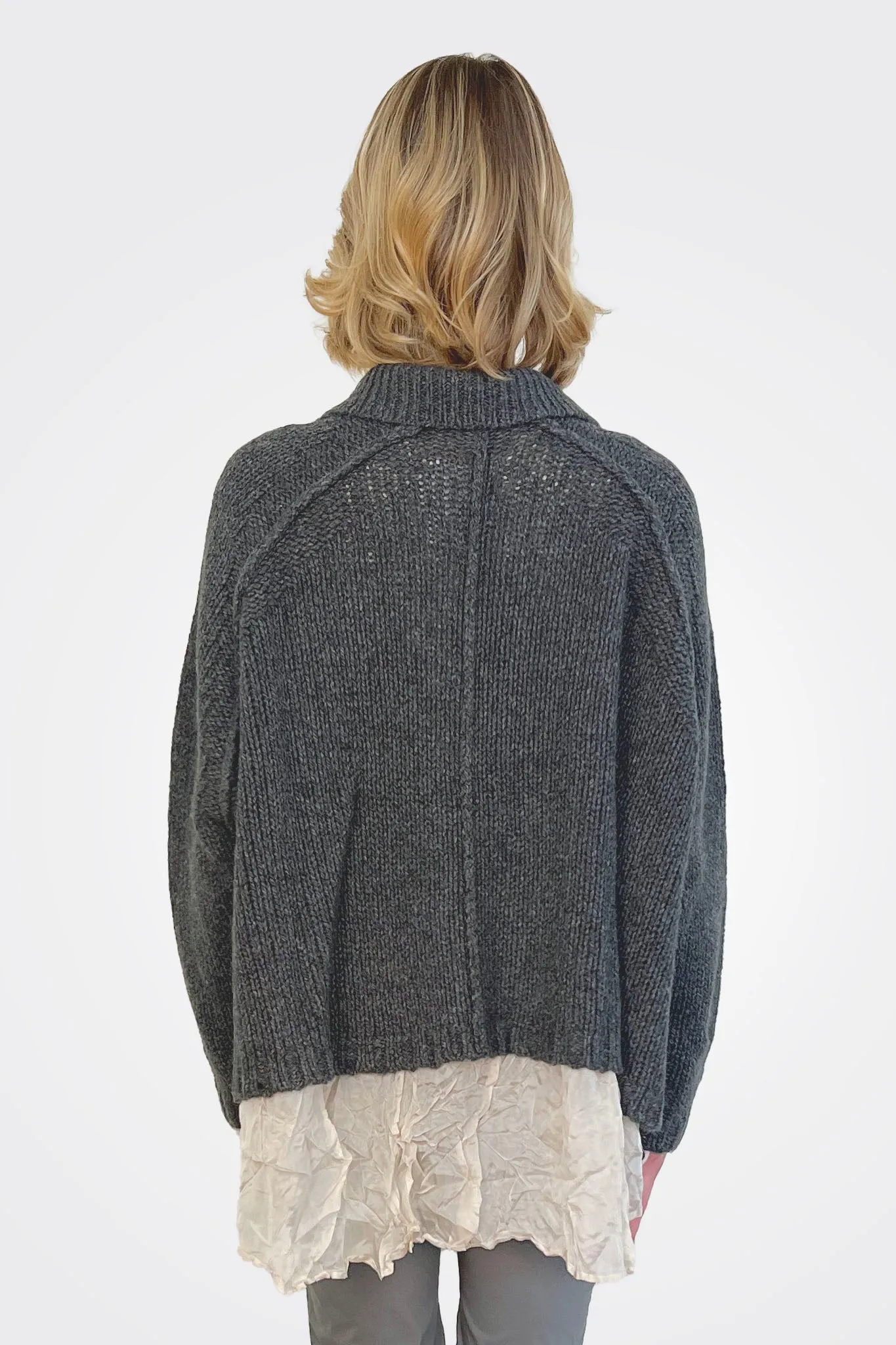 Knit Jacket - Slate