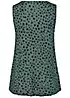 LASCANA Sleeveless V-Neck Print Top