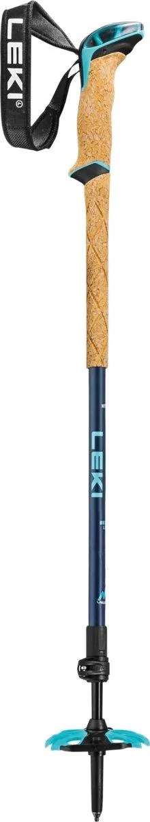 Leki Bernina Lite 3 Adjustable Ski Touring Poles - Denim Blue | George Fisher UK