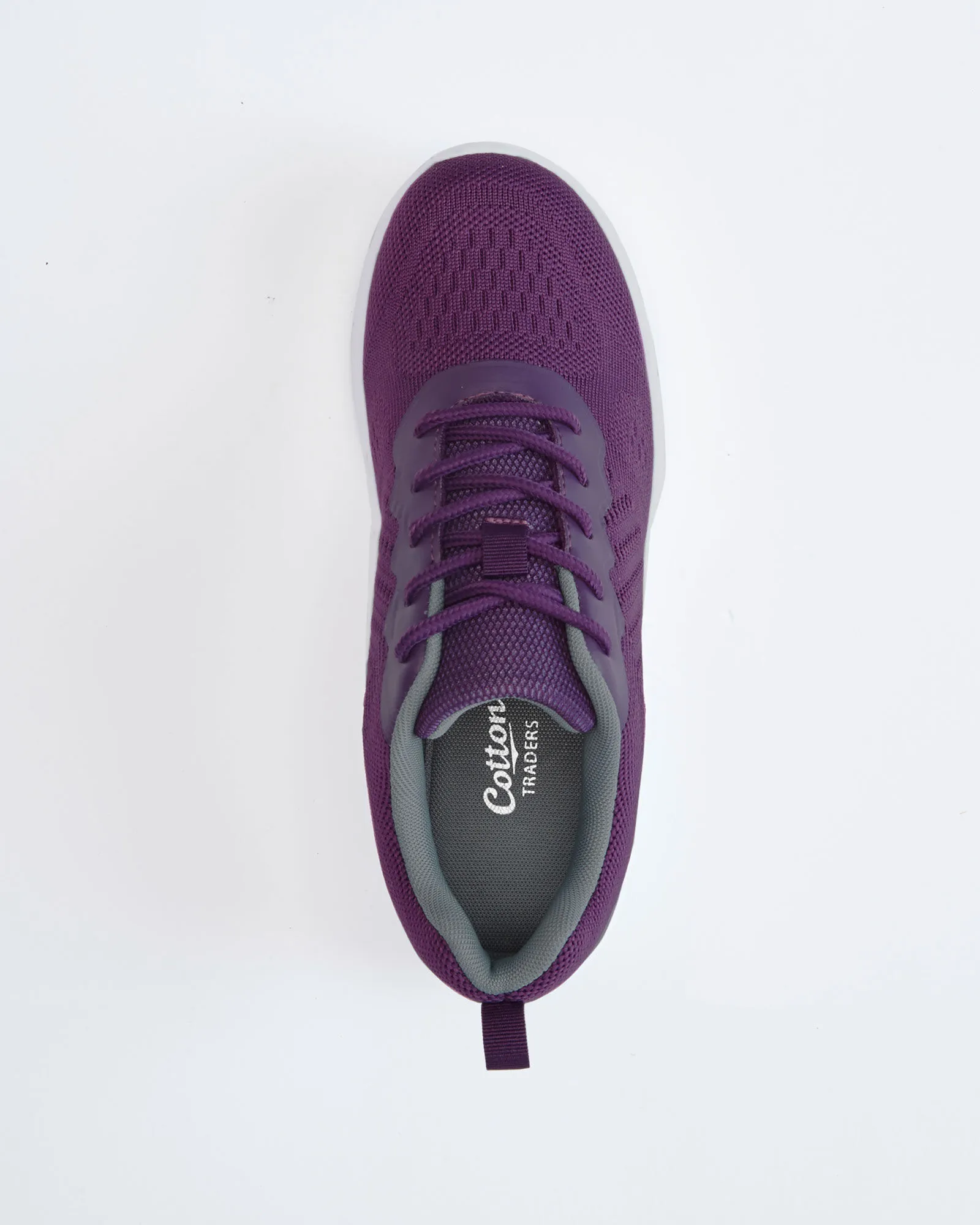 Lightweight Memory Foam Lace-Up Trainers