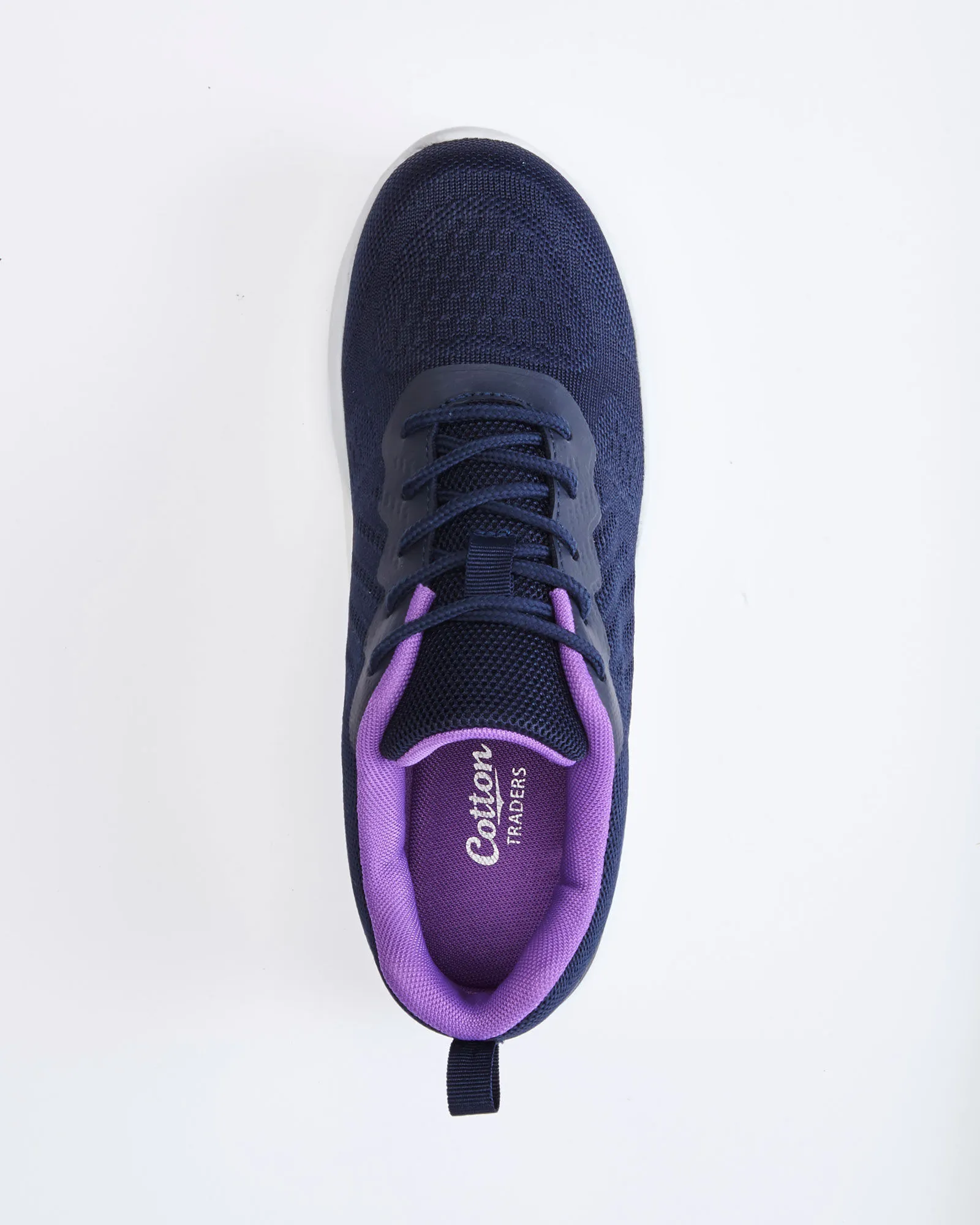 Lightweight Memory Foam Lace-Up Trainers