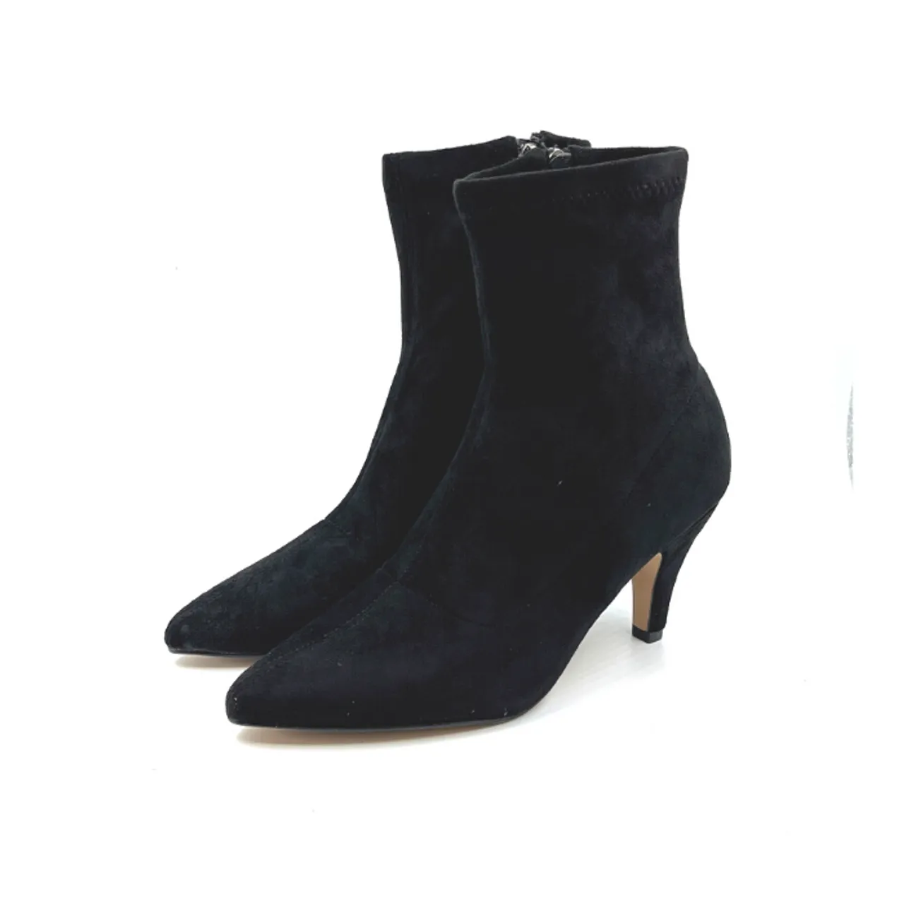 Lotus Camilla ULB288BB00 Black Stretch Microfibre Ankle Boot