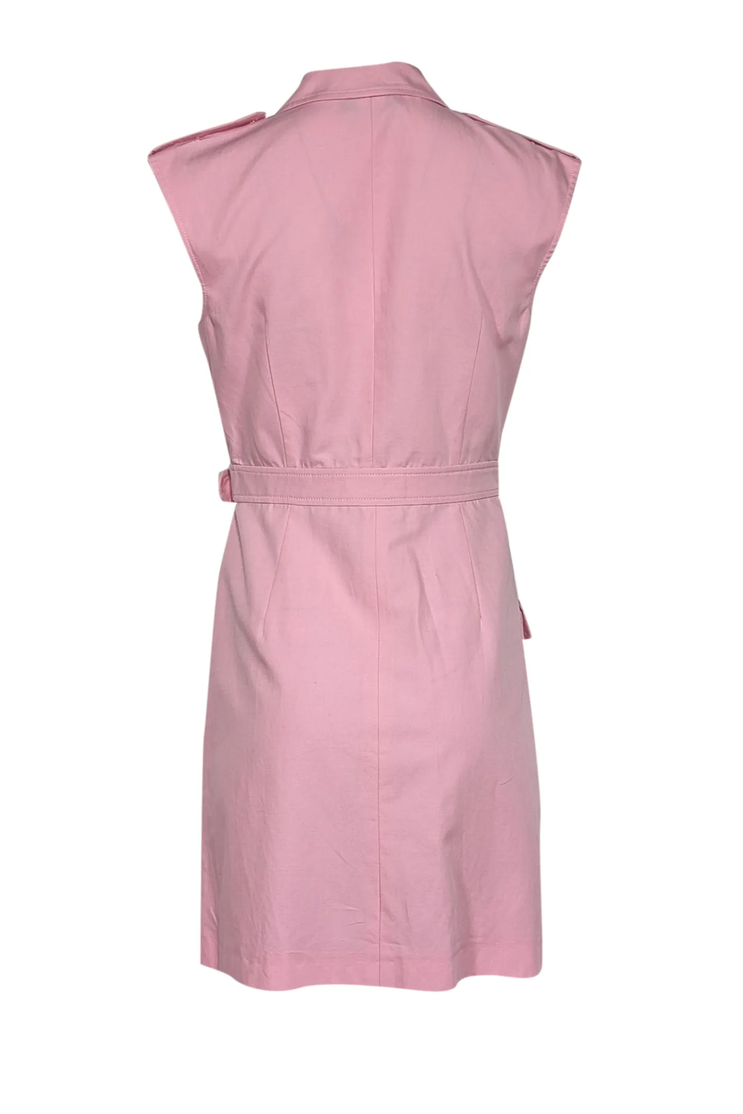 Luisa Spagnoli - Pink Sleeveless Wrap Mini Dress Sz S