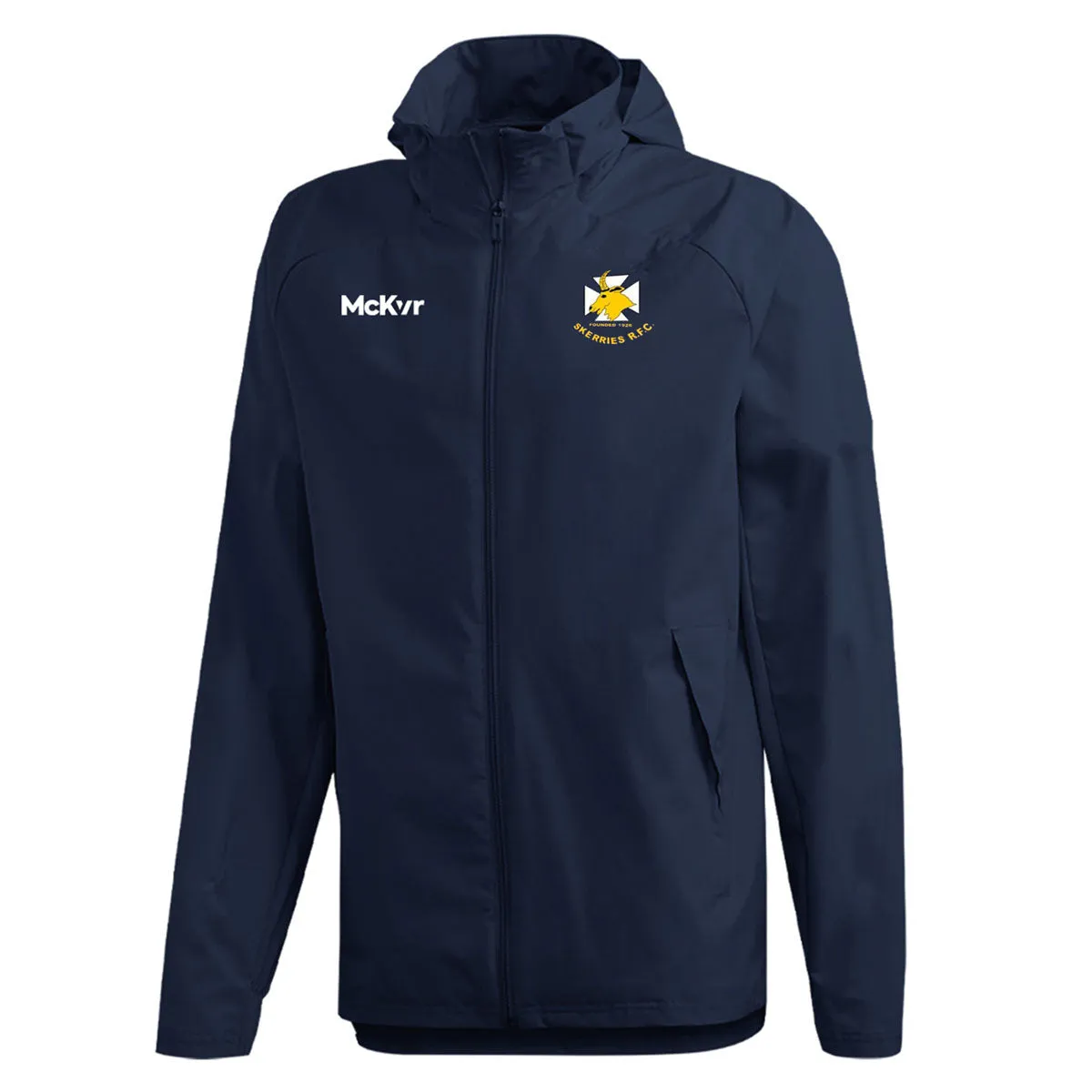 Mc Keever Skerries RFC Core 22 Rain Jacket - Adult - Navy