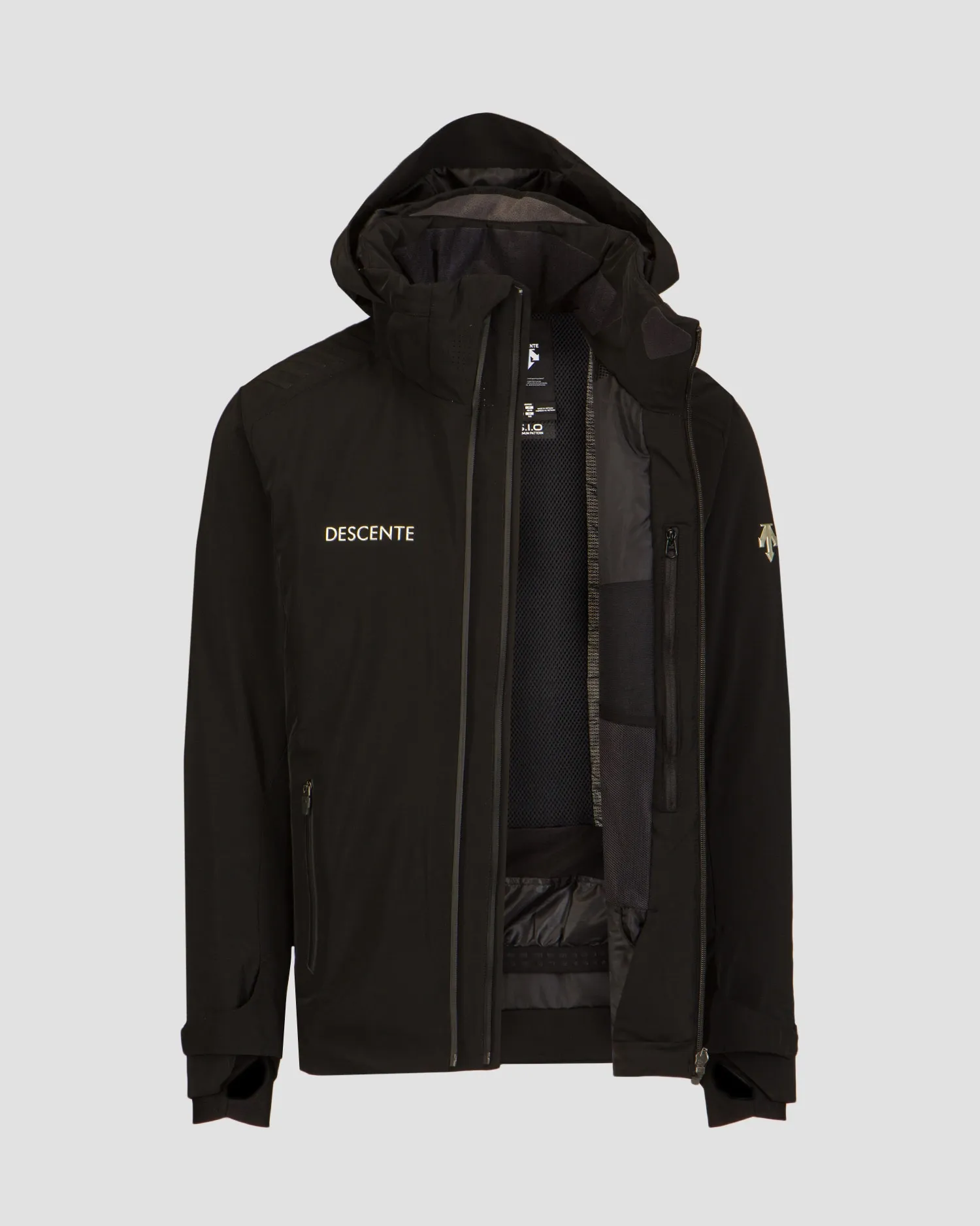 Men's ski jacket Descente Paddy DWMWGK21-blk