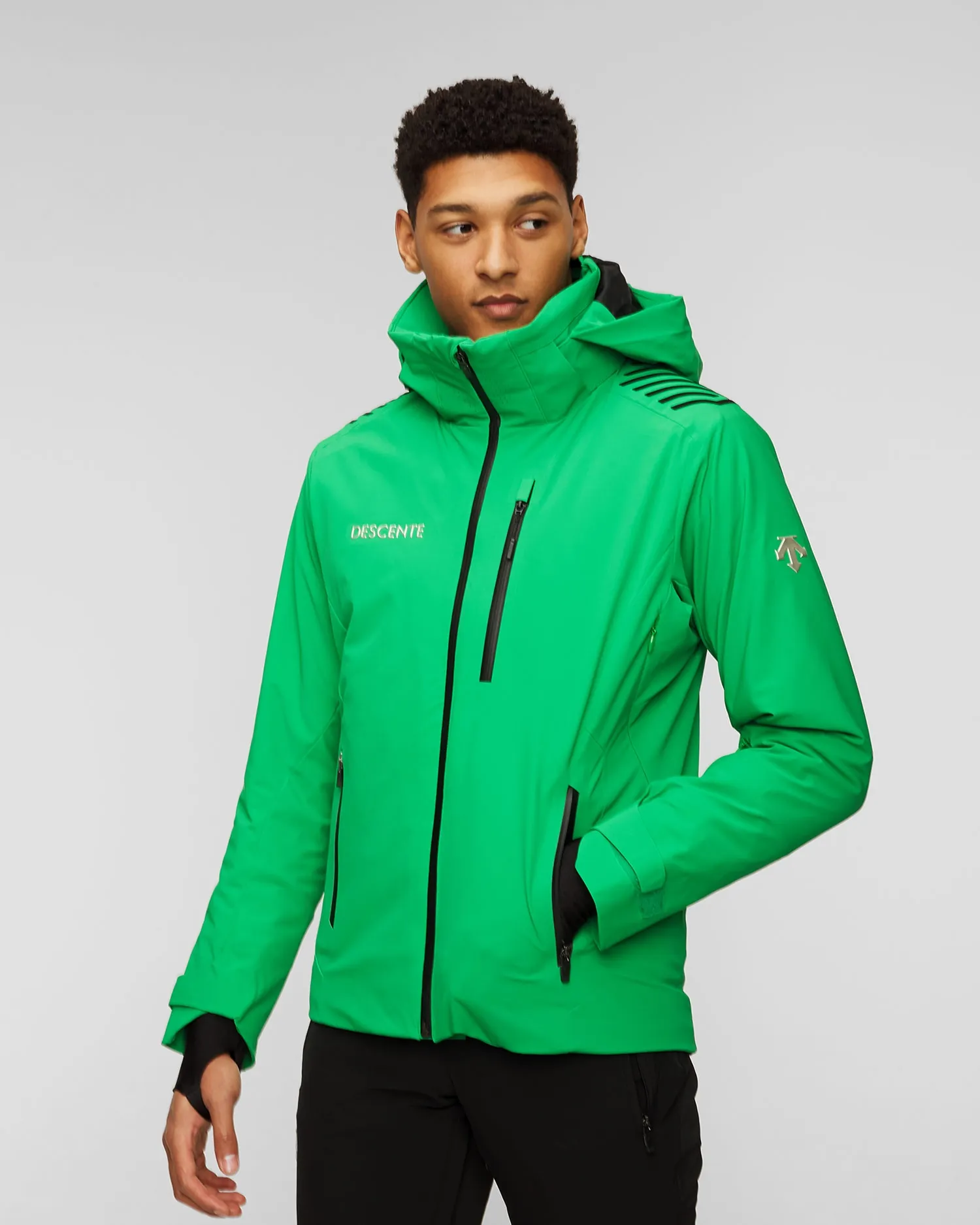 Men's ski jacket Descente Paddy DWMWGK21-bog