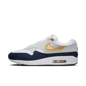 Men's Nike Air Max 1 - Obsidian/Metallic Gold/White